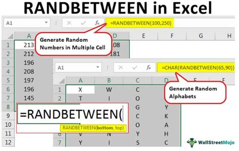how to randbetween with decimals|How to use RANDBETWEEN function in Excel.